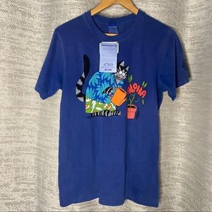 NWT Crazy Shirts Kliban Aloha Cat in Blueberry Dyed